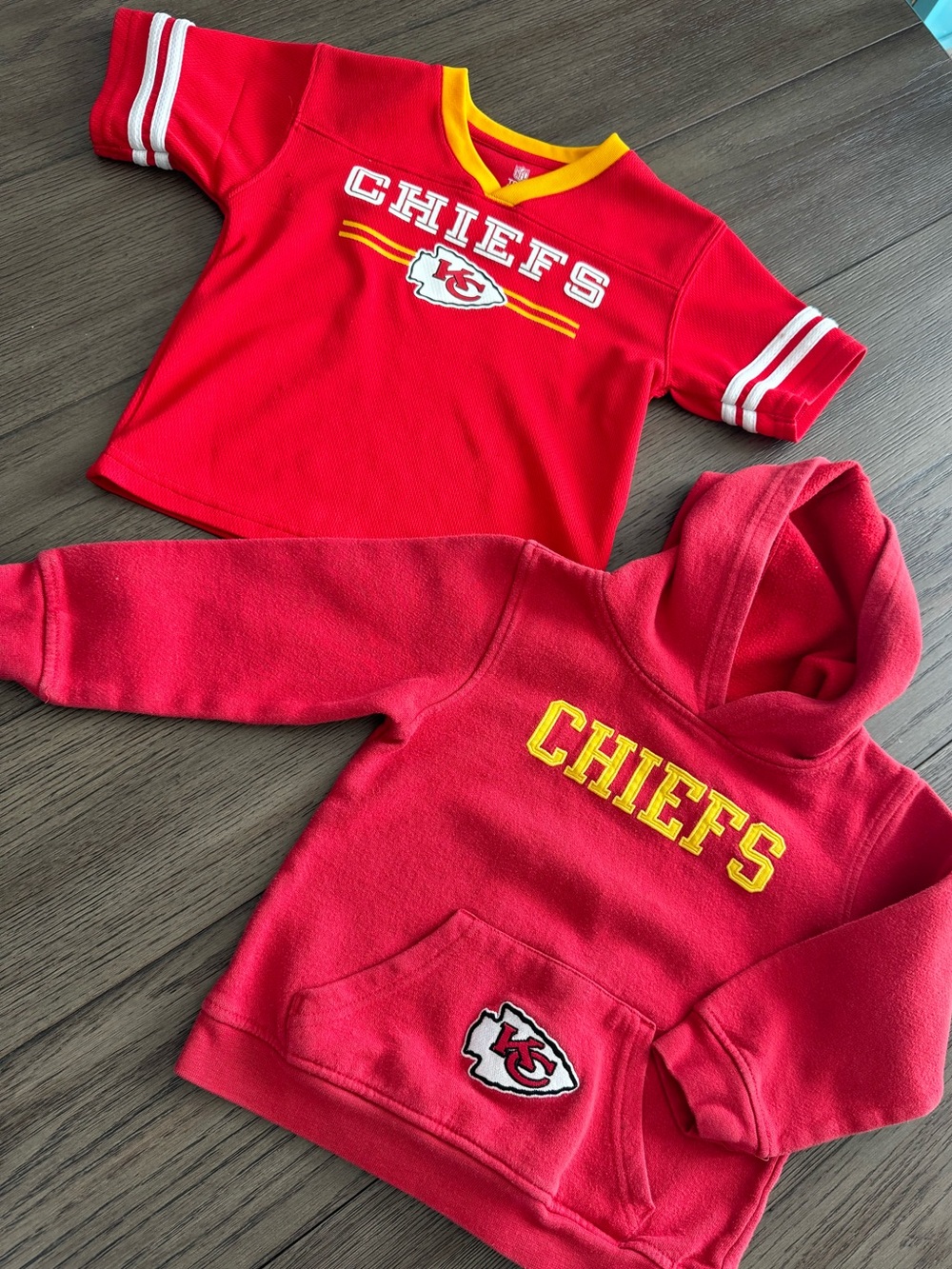 NFL Kids 3T Kansas City Chiefs Hoodie & Jersey Bundle